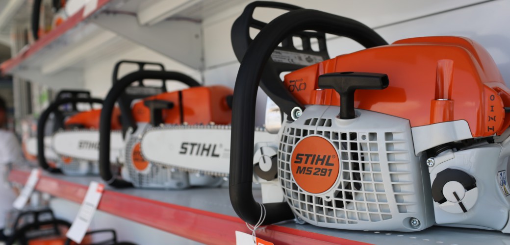 In our stores we can find quality Stihl products